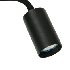 Wandleuchten|Küchenlampen*Easylight Wand Leselampe mit Schalter Schwarz verstellbar vielseitig