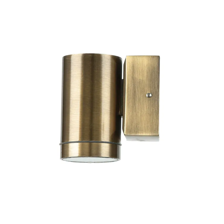 Lido Wand Spot außen IP64 rostfreies Messing GU10 SERRES< Außenwandleuchten|Moderne Lampen