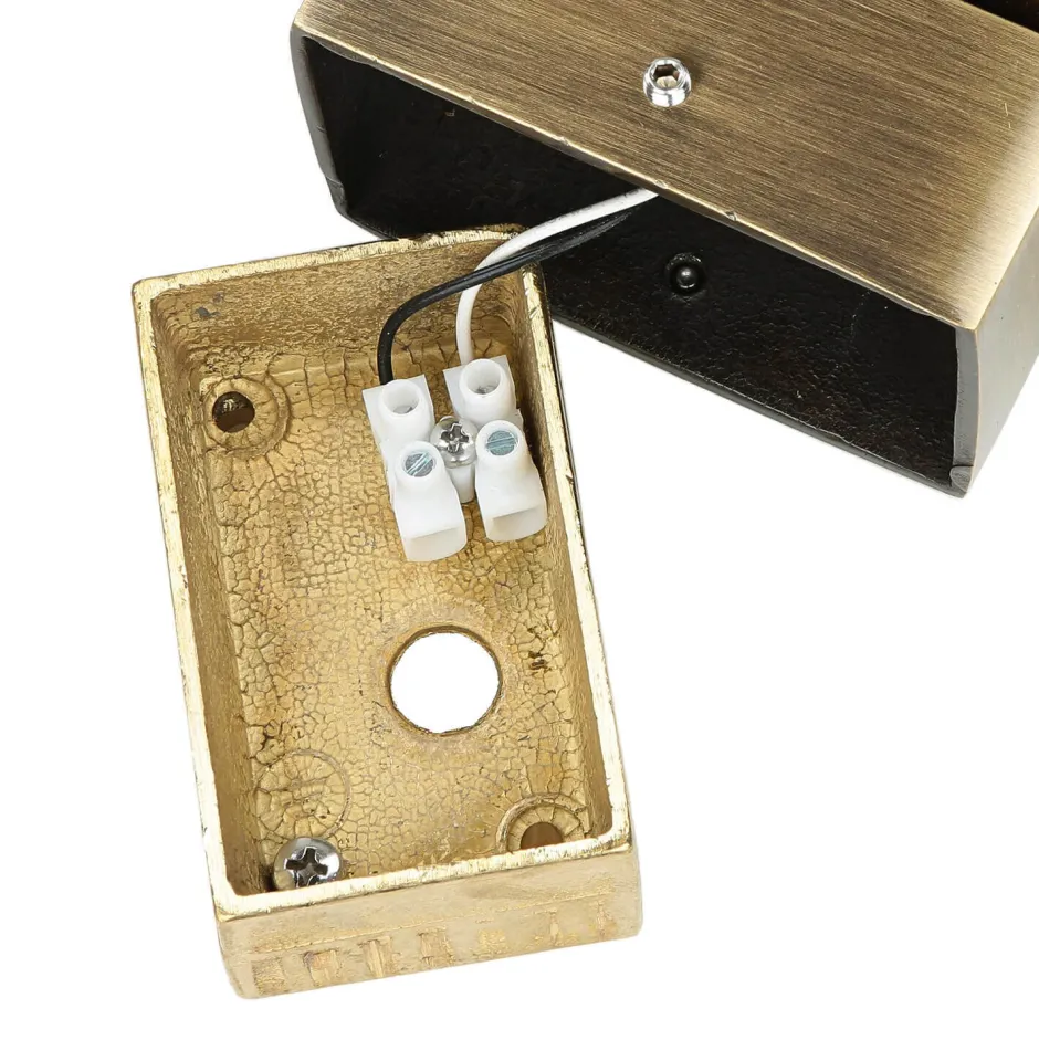 Lido Wand Spot außen IP64 rostfreies Messing GU10 SERRES< Außenwandleuchten|Moderne Lampen