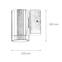 Lido Wand Spot außen IP64 rostfreies Messing GU10 SERRES< Außenwandleuchten|Moderne Lampen