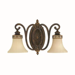 Elstead Wandlampe ANABELL 1 Braun 2xE27 Landhaus Leuchte< Wandleuchten|Flurlampen