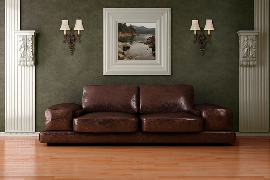 Wandleuchten|Wohnzimmerlampen*Elstead Wandlampe ANABELL 1 Walnuss 2xE27 Landhaus Lampe