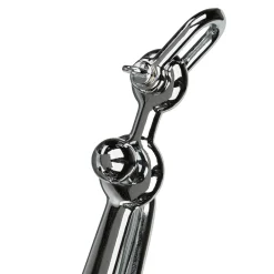 Laura Suardi Wandlampe ANCORA Chrom Messing Maritim Badezimmer< Wandleuchten|Lampen Aus Aller Welt