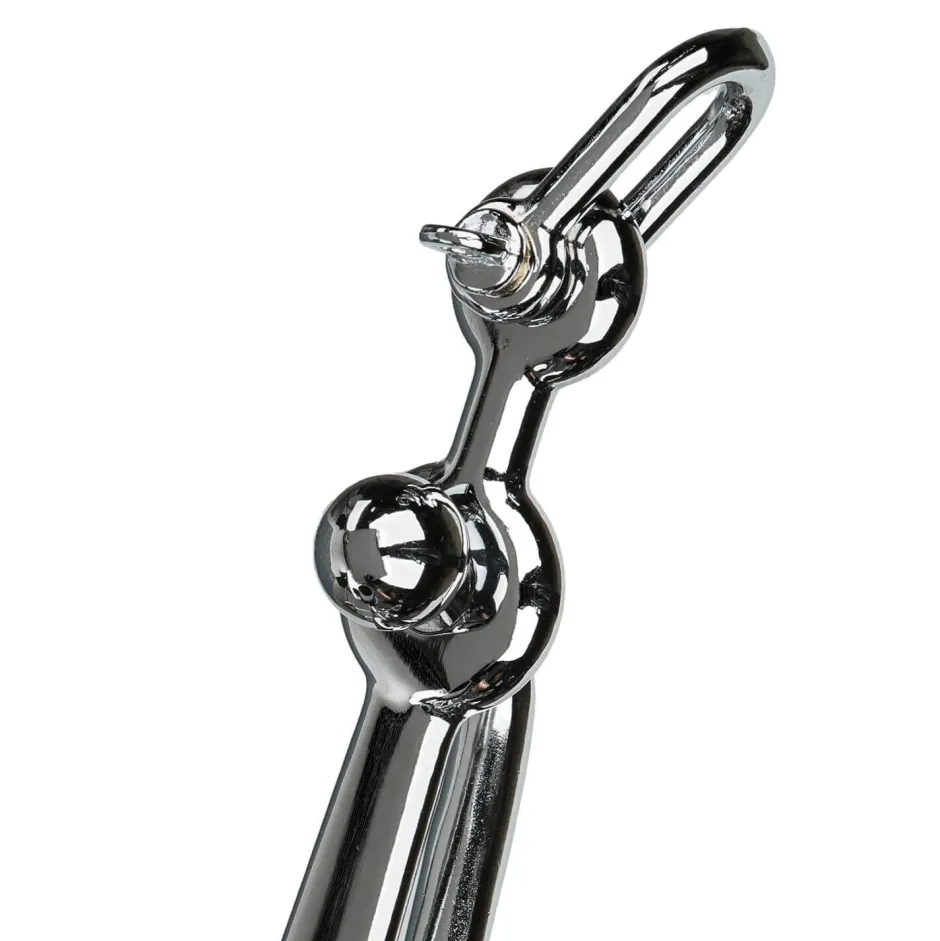 Laura Suardi Wandlampe ANCORA Chrom Messing Maritim Badezimmer< Wandleuchten|Lampen Aus Aller Welt