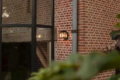 Eco-Light Wandlampe außen Aluminium E27 IP54 H:17,5 cm Schwarz< Metall Lampen|Gartenlaternen