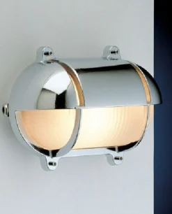 Außenleuchten Antik|Außenleuchten Messing*Laura Suardi Wandlampe Außen Chrom Maritim IP54 Haustür Eingang