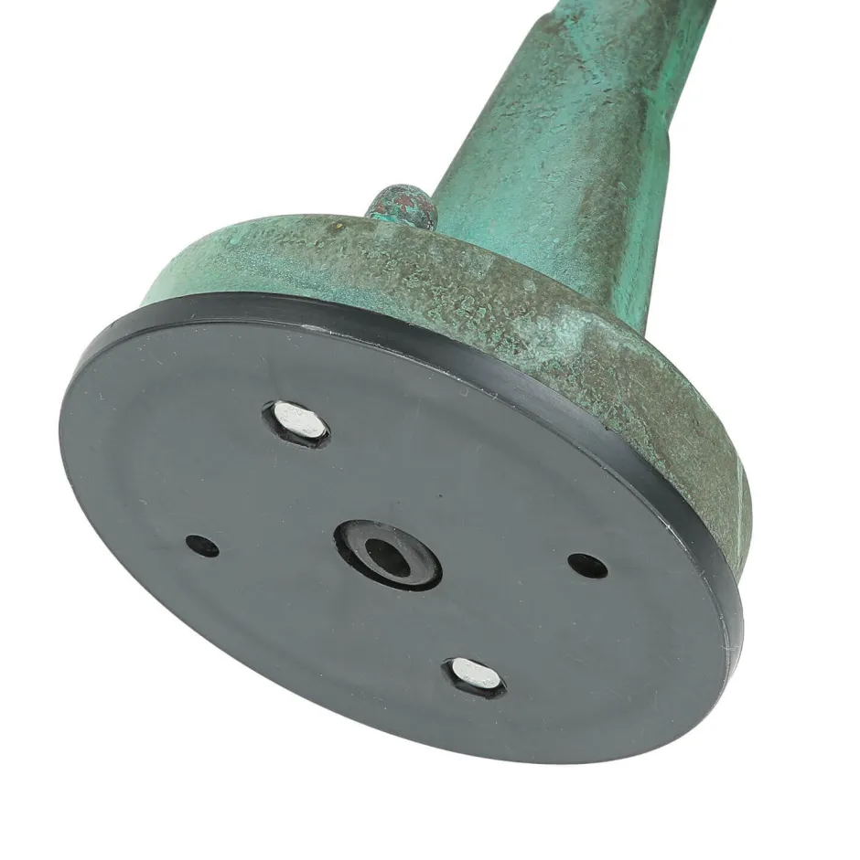 Lido Wandlampe außen E27 IP64 Grün antik Glas Echt-Messing< Außenwandleuchten|Rustikale Lampen