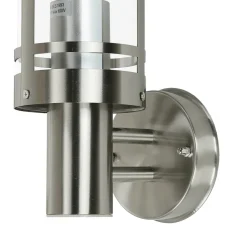 Metall Lampen|Gartenlaternen*Easylight Wandlampe Außen Edelstahl Modern IP44 Garten Hof