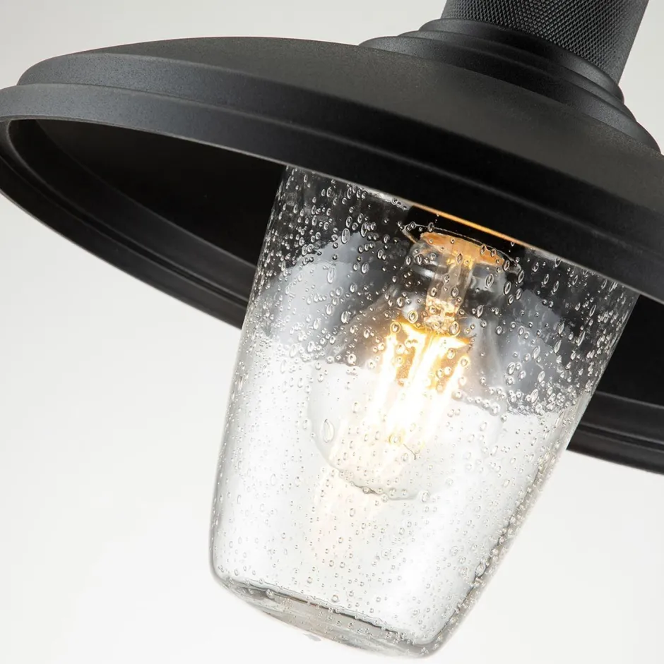 Elstead Wandlampe außen H: 33,1 cm IP44 Schwarz E27 Maritim< Außenwandleuchten|Gartenlaternen