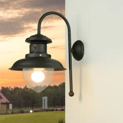 Außenwandleuchten|Lampen Aus Aller Welt*Giovanni Battista Wandlampe außen H: 45 cm Maritim Echt-Messing