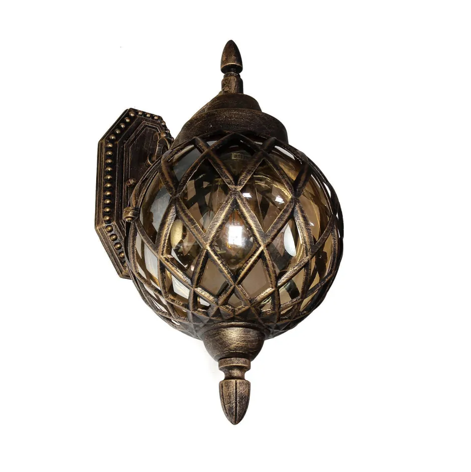 Rustikale Lampen|Vintage Lampen*Easylight Wandlampe Außen in Kupfer antik IP44 Vintage