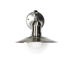 Easylight Wandlampe außen IP44 in Silber maritimes Design OSLO< Rustikale Lampen|Maritime Lampen