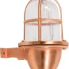 Außenleuchten Antik|Außenwandleuchten*Lido Wandlampe Außen Kupfer Echt-Messing IP64 Maritim