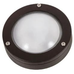 Lido Wandlampe außen Maritim Messing G9 Ø 14 cm IP64 Schwarz< Metall Lampen|Messinglampen