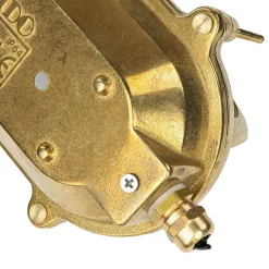 Metall Lampen|Messinglampen*Lido Wandlampe Außen Messing Glas Haus oval Maritim