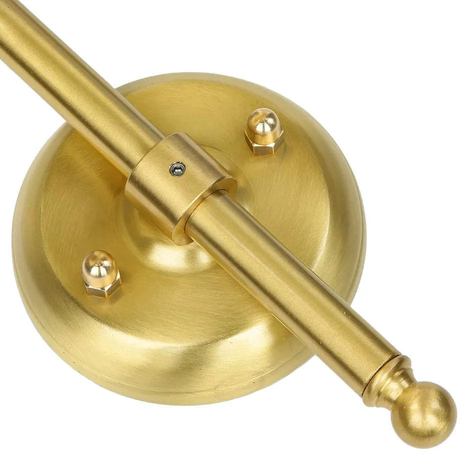 Lido Wandlampe Außen Messing Glas Maritim Hof PELLA< Außenwandleuchten|Rustikale Lampen