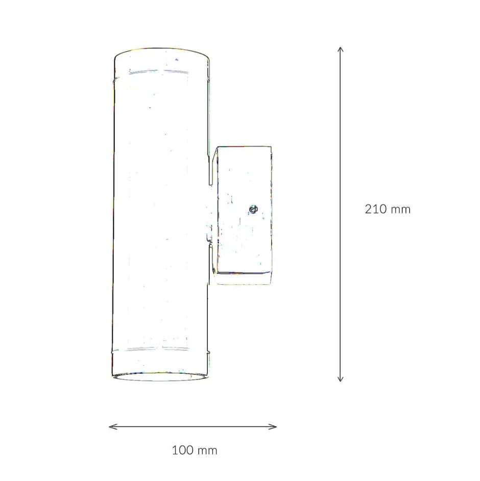 Metall Lampen|Messinglampen*Lido Wandlampe Außen Messing IP64 rostfrei Up Down Haus