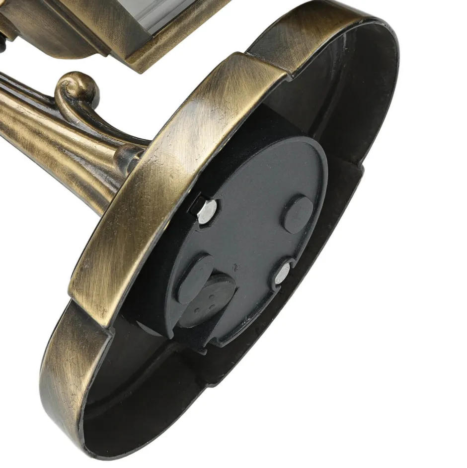 Lido Wandlampe Außen Messing IP43 Rustikal Haustür< Außenleuchten Antik|Außenleuchten Messing