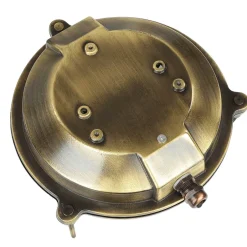 Rustikale Lampen|Metall Lampen*Lido Wandlampe außen Messing Maritim IP64 E27 SERIFOS