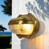 Lido Wandlampe Außen Messing Maritim oval IP64 Haustür< Rustikale Lampen|Metall Lampen