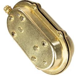 Lido Wandlampe Außen Messing Maritim oval IP64 Haustür< Rustikale Lampen|Metall Lampen