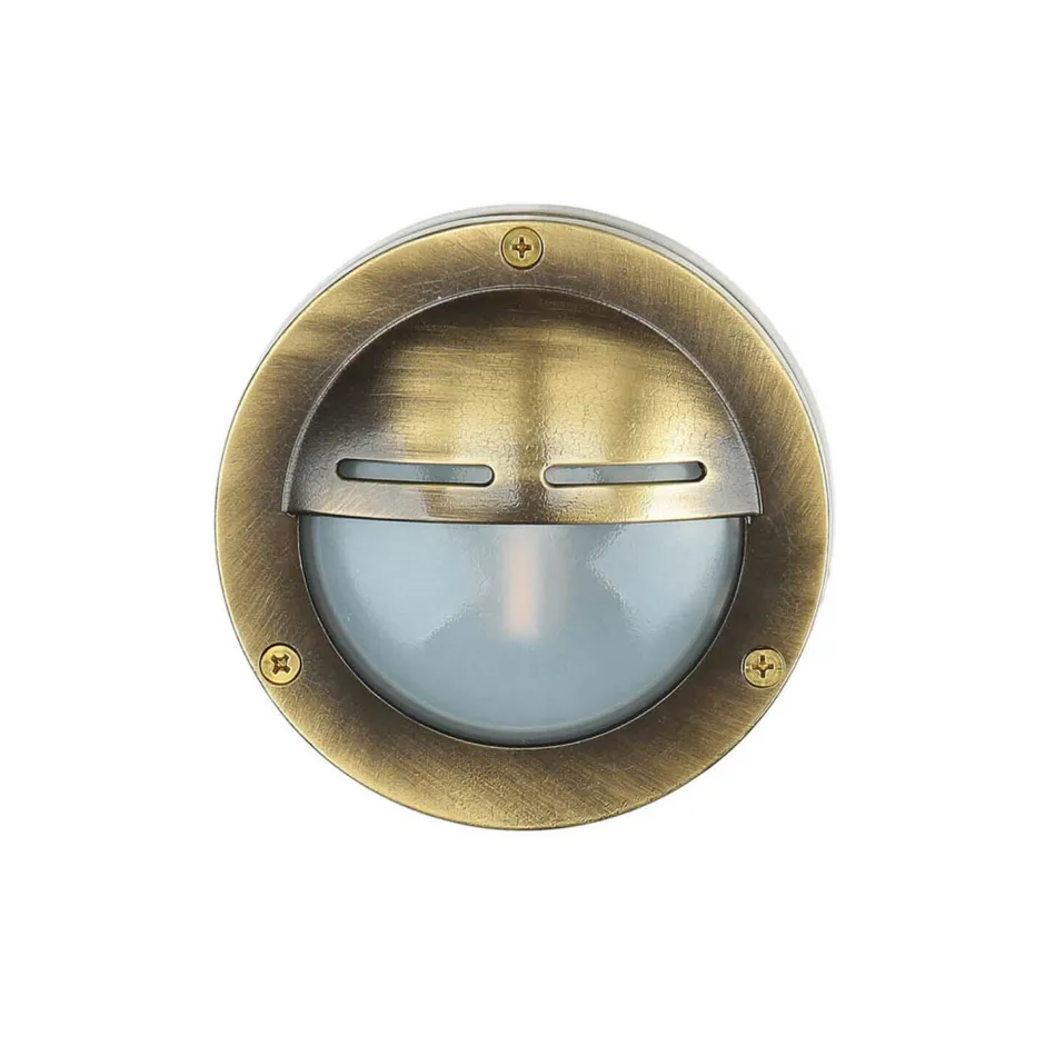 Lido Wandlampe Außen Messing Maritim Terrassenleuchte< Außenwandleuchten|Rustikale Lampen