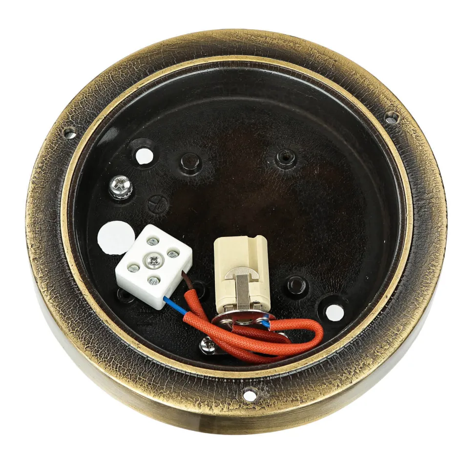 Lido Wandlampe Außen Messing Maritim Terrassenleuchte< Außenwandleuchten|Rustikale Lampen