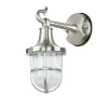Lido Wandlampe Außen Nickel Maritim IP64 Echt-Messing< Metall Lampen|Messinglampen
