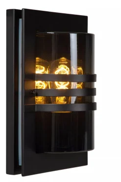 Außenwandleuchten|Moderne Außenleuchten* Wandlampe außen Schwarz IP44 E27 H:33 cm Haustür Garten