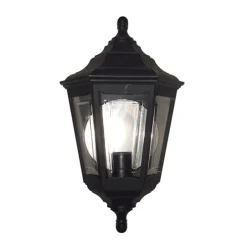 Außenleuchten Antik|Außenwandleuchten*Elstead Wandlampe Außen Schwarz IP44 Rustikal wetterfest