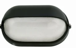 Rustikale Lampen|Maritime Lampen*Lido Wandlampe Außen Schwarz Weiß Maritim FLORAID Outdoor