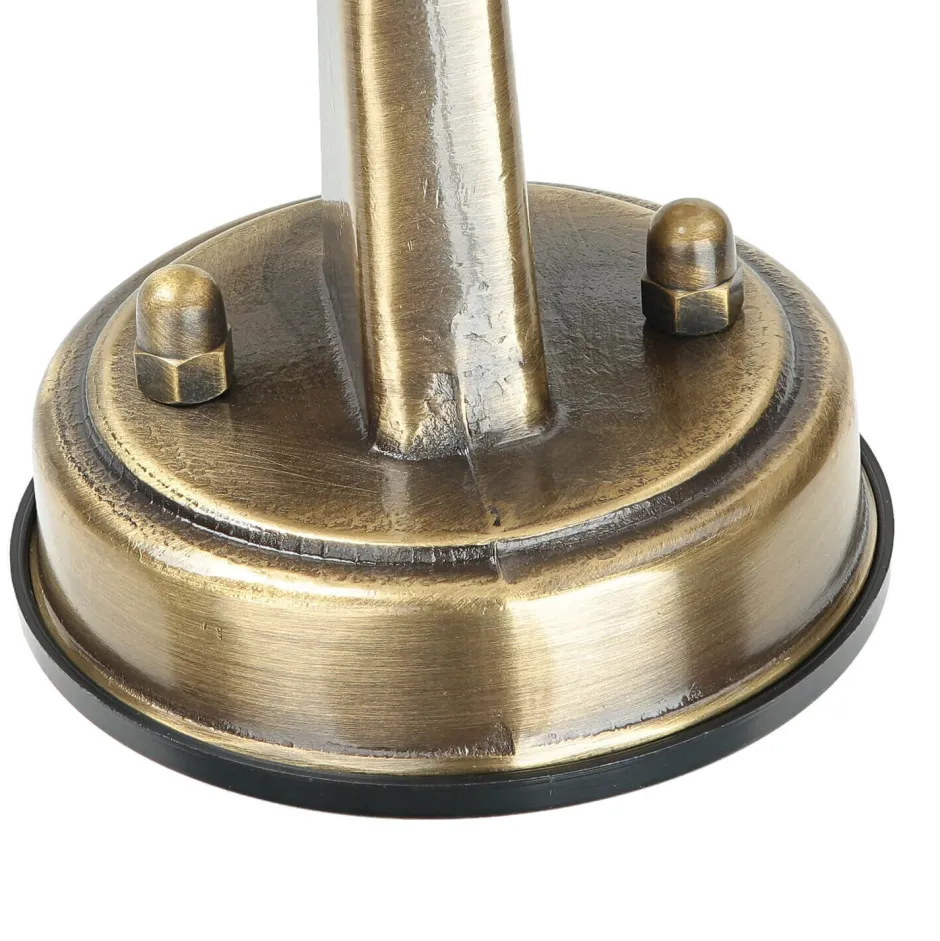 Rustikale Lampen|Metall Lampen*Lido Wandlampe Außen Terrasse Hof Messing Riffelglas IP64