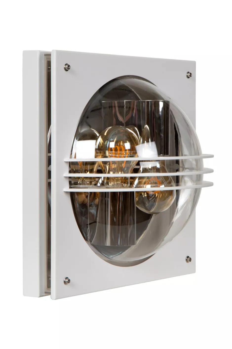 Außenwandleuchten|Kugellampen* Wandlampe außen Weiß IP44 E27 2-flammig Haustür Garten