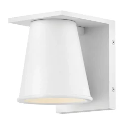 Elstead Wandlampe außen Weiß LED GU10 IP44 15,4 cm hoch klein< Stofflampen|Außenwandleuchten