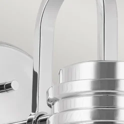 Wandleuchten|Küchenlampen*Elstead Wandlampe Bad Chrom mit LED G9 IP44 3000 K Glas Metall