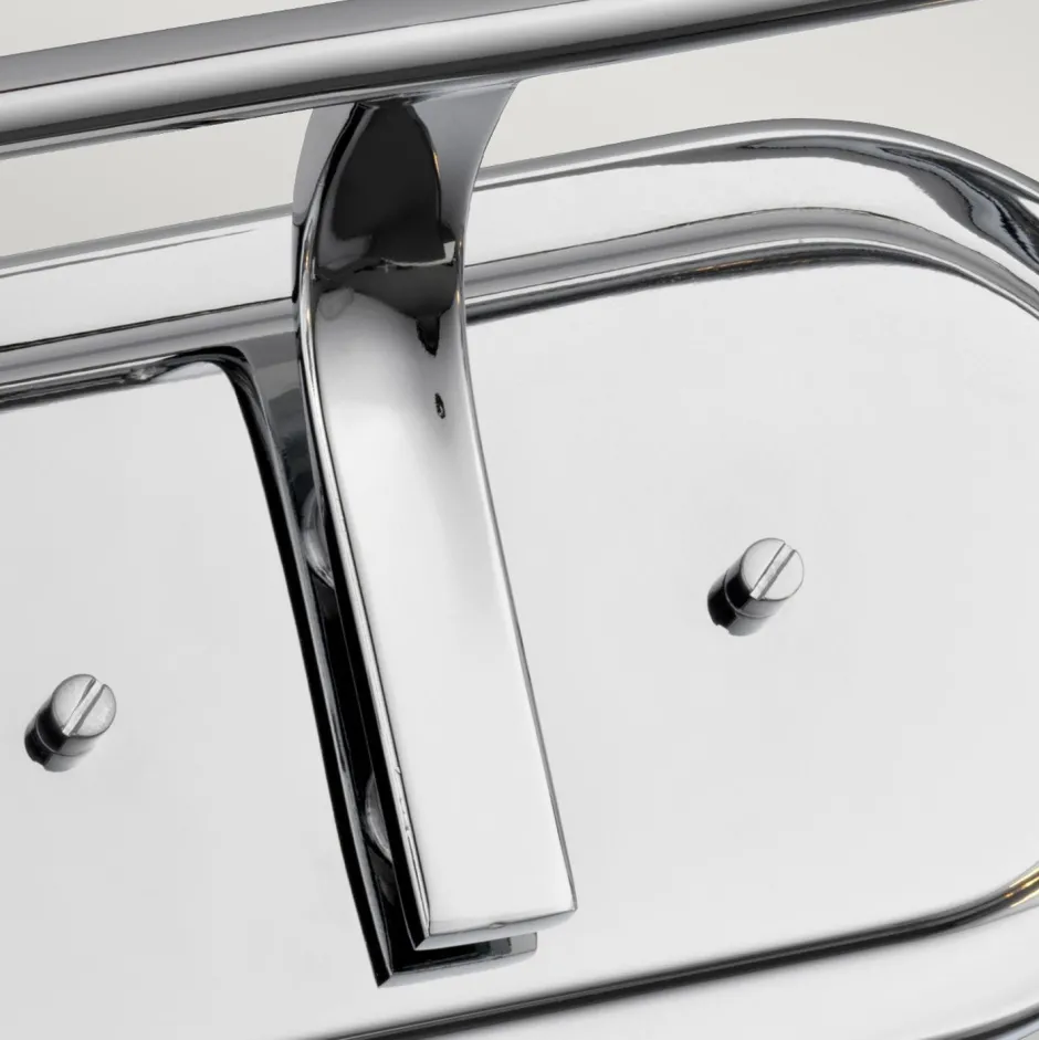 Elstead Wandlampe Badezimmer B: 37,4 cm IP44 E27 in Chrom< Wandleuchten|Badezimmer Lampe