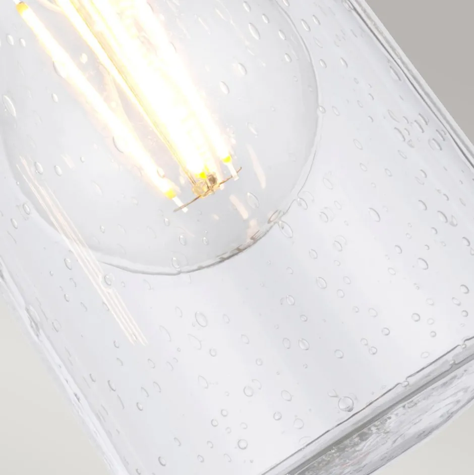 Elstead Wandlampe Badezimmer B: 37,4 cm IP44 E27 in Chrom< Wandleuchten|Badezimmer Lampe