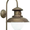 Giovanni Battista Wandlampe Bronze Antik Al Mare aus Echt-Messing< Wandleuchten|Küchenlampen