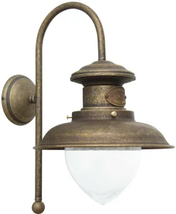 Giovanni Battista Wandlampe Bronze Antik Al Mare aus Echt-Messing< Wandleuchten|Küchenlampen