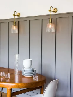 Wandleuchten|Küchenlampen*Elstead Wandlampe COLGAR Messing Design Lampe Wohnzimmer