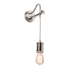 Küchenlampen|Industrie Lampen*Elstead Wandlampe COLGAR Messing in Nickel Lampe Flur Bett