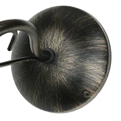 Glaslampen|Shabby Chic Lampen*Jupiter Wandlampe DELMARE Shabby Braun antik Wohnzimmer