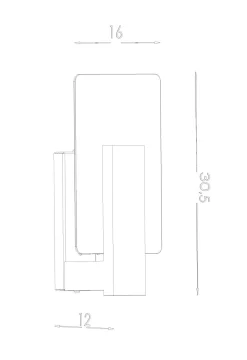 Sollux Wandlampe E14 Glas Holz Modern wohnlich DORETT< Wohnzimmerlampen|Glaslampen