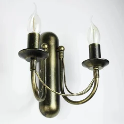 Nowodvorski Wandlampe E14 Metall Rustikal 2-flammig ARES< Wandleuchten|Rustikale Lampen