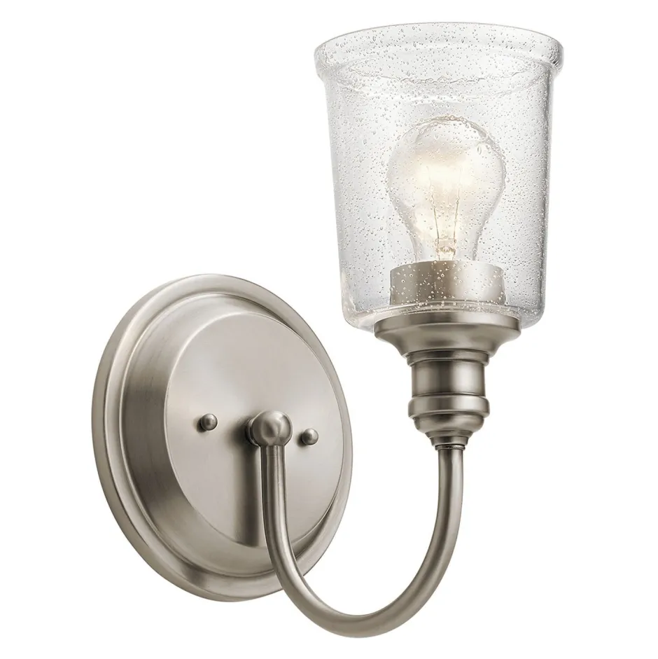 Elstead Wandlampe Glas Metall Jugendstil E27 LIODA< Wandleuchten|Küchenlampen