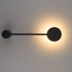 Wandleuchten|Flurlampen*Nowodvorski Wandlampe GX53 Schwarz Metall Modern 32,5 cm ONORA