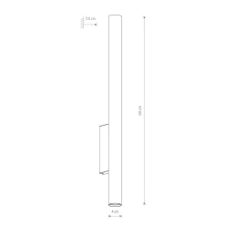 Nowodvorski Wandlampe Hellgrau Up Down GU10 R35 Metall Modern ROJA< Wandleuchten|Flurlampen