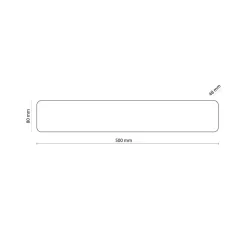 TK Lighting Wandlampe Holz 50 cm lang indirektes Licht Modern< Wandleuchten|Flurlampen