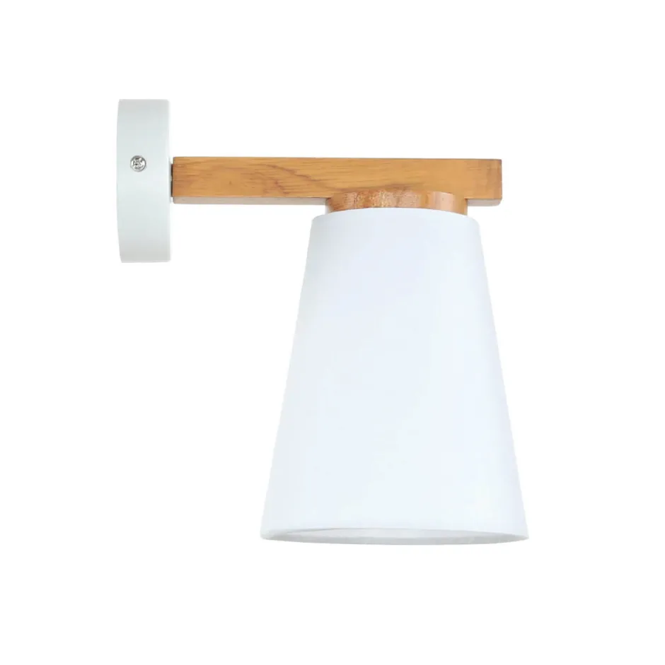 Wandleuchten|Stofflampen*Easylight Wandlampe Holz Lampe Modern Skandinavisch Leuchte