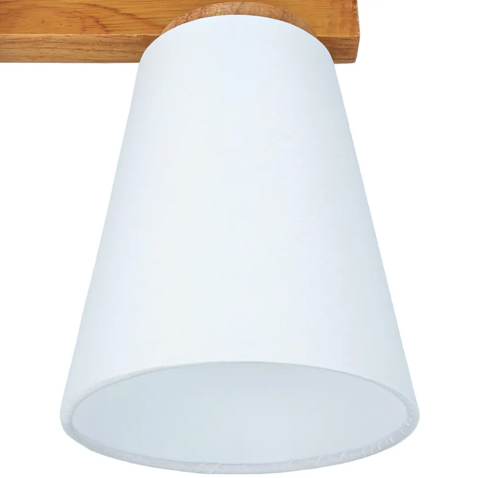 Wandleuchten|Stofflampen*Easylight Wandlampe Holz Lampe Modern Skandinavisch Leuchte